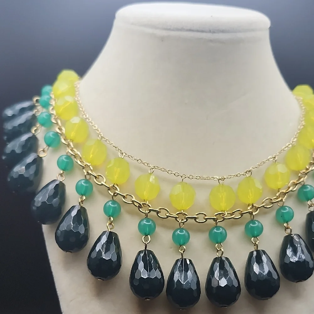 Elegant Multicolor Beaded Necklace